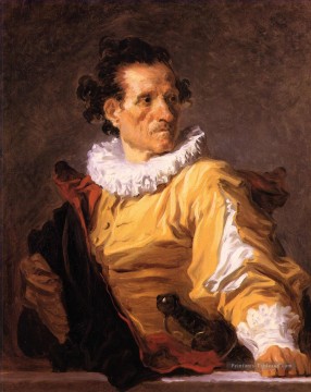Jean Honoré Fragonard œuvres - Portrait d’un homme appelé le guerrier Jean Honoré Fragonard